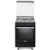 De Longhi PRONTA CONSEGNA - SPEDIZIONE IMMEDIATA De'Longhi PEMA 64 LSG serie Premium Cucina Libera installazione 60 x 60 cm 4 Fuochi Gas e Forno Elettrico Ventilato con Grill Antracite