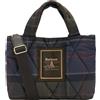 BARBOUR Mini Borsa ARLENE MINI QUILT TOTE BAG in Tartan per Tempo Libero