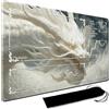 MPLRC PLAYMAT Tappetino per MTG, con custodia impermeabile nera Dimensioni 60 x 35 cm, con zona MTG Tappetino da gioco bordi cuciti Gioco di carte collezionabili Playmats TCG Game Mat (con zona, 4)