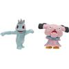 Pokémon Personaggi 5 cm Machop & Snubbull - Giochi Nuovo 2023 - Figurine Action Figure - Licenza Ufficiale Giocattoli