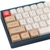 Merkloos Tasti per tastiera DYE-Sub, realizzati in PBT, 138 tasti, profilo XDA, layout US, compatibili con switch MX, per tastiere meccaniche