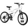 VEVOR Mountain Bike per Strada 6 Velocità per Tutti i Terreni Carico 80 kg | Bicicletta da Montagna, Sospensione Completa, Sella Regolabile, Telaio in Acciaio, Alto Tenore di Carbonio, Freno Doppio