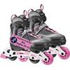 HUDORA Pattini in linea Mia/Leon - Pattini in linea per bambini/ragazzi e adulti in più misure e colori - Pattini a rotelle regolabili fino a 4 misure - Pattini a rotelle comodi e di stile