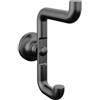 Delta 73535-BL Saylor - Gancio per vasca da bagno, nero opaco