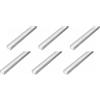 Alberts Set di 6 profili a U | alluminio naturale | 1000 x 30 x 20 mm