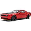 Solido Dodge Challenger Demon - Modellino auto 1:18 Muscle Car, colore rosso