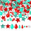 AWARDSEN 200 cristalli di Natale in acrilico, decorazione per Natale, tavolo, albero | AWARDSEN Pietre preziose festive in acrilico per decorazione da tavolo, decorazione natalizia, decorazione natalizia
