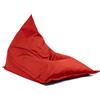 Avalon - Puff Poltrona Sacco da Esterno e Interno Gigante Shongo Deluxe Sfoderabile, Pouf Sacco Sartoriale, Bean Bag per Sedersi Impermeabile, Perfetto da Giardino, Made IT(140x175cm-Rosso)