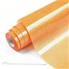 XAHMBSS Glitter Vinile Termoadesivo per Tessuti 30×200 cm,Pellicola per Plotter in Vinile a Trasferimento Termico,Facile da Tagliare e Eliminare,Vinile Permanente per T-Shirt (Glitter Arancione Rosso)