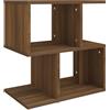 vidaXL Comodino Rovere Marrone 50x30x51,5 cm in Legno Multistrato