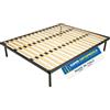 Win Bed UNICA D.S. 160x200 - Rete matrimoniale con doghe in legno strette, ideale per chi cerca un supporto più distribuito, silenzioso e duraturo nel tempo