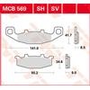TRW Pastiglie Freno Organiche MCB 569