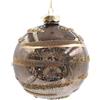BIZZOTTO SFERA VETRO STREAKS MARRONE D100