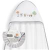 Interbaby Mantellina da bagno Interbaby + cappellino regolabile, Koala Farm