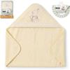 Interbaby Mantellina da bagno Interbaby + cappellino regolabile, nastro con coniglietti da abbraccio