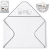 Interbaby Mantellina da bagno Interbaby per neonati + cuffia regolabile, per bambini giocosi