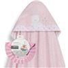Interbaby Mantellina da bagno Interbaby + cappellino regolabile, orsetto seduto con stella