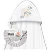 Interbaby Mantellina da bagno Interbaby + cappellino regolabile, orsetto adorabile