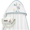 Interbaby Mantellina da bagno Interbaby + cappellino regolabile, stampa fattoria dei koala