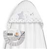 Interbaby Mantellina da bagno Interbaby + cappellino regolabile, orsetto seduto con stella