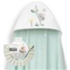 Interbaby Mantellina da bagno Interbaby + cappellino regolabile, stampa fattoria dei koala