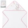 Interbaby - Asciugamano da bagno con cappuccio per neonati con disegno di elefante - Asciugamano 100% cotone, extra morbido e assorbente, 100x100 cm
