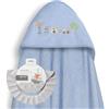 Interbaby Mantellina da bagno Interbaby + cappellino regolabile, Koala Farm