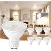 Ketom Lampadine LED GU10 4000K, Faretti LED GU10 Luce Naturale, 6 Pezzi | Lampadina 6W (Equivalenti a 60W), 480 Lumen, 120° Angolo del Fascio, Faretto LED GU10, Non Dimmerabili