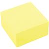 D.RECT Foglietti Adesivi a Forma di Cubo | Set da 1 Pezzo | 51x51mm | Note Riposizionabili | Pad da 1x400 Fogli | Forniture per Ufficio | Colore Giallo