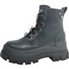 Buffalo Aspha RLD Ice Scarpe da donna con lacci Stivali Nero Tempo libero