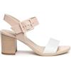 Nero Giardini E218654D Sandali Donna in Pelle - Bianco 37 EU