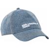 KARL LAGERFELD JEANS Donne Denim Cap Blu medio slavato One size