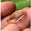 Artisan India Anello di guarigione minimalista di design in rame massiccio, fatto a mano, u...