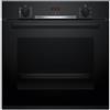 Bosch - Serie 4, Forno con vapore da incasso, 60 x 60 cm, Nero HQA334EB4