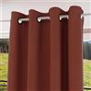 Soleil d'ocre, Tenda con occhielli 100% oscurante 135x300 cm ECLIPSE terracotta