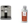 Gaggia RI9305/11 Brera, Caffè in Grani o Macinato, 1400 W, Argento/Nero, 100% Made in Italy RI9111/60 21001681 Soluzione Decalcificante, Flacone da 250 ml