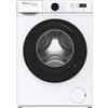 IRRADIO AQUASENSE SLIM PRO 8A4SW LAVATRICE, Caricamento frontale, 8 kg, 12 programmi, Profondità 45 cm, Giri 1200 rpm, Bianco / Metallo, livello rumorosità centrifuga 72 dB(A), Classe A