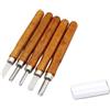 NnYuaUil Kit professionale for scultura con coltello a scalpello for intaglio del legno for principianti e professioni artigianali