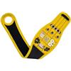 JACKANNA Forte cinturino magnetico da polso con 9 potenti magneti - Cinturino regolabile per viti, chiodi e parti metalliche - Include robusta custodia per accessori (giallo)