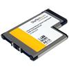 StarTech.com Adattatore scheda ExpressCard SuperSpeed USB 3.0 da 54 mm a scomparsa a 2 porte con supporto UASP