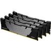 Kingston Technology FURY 32GB 3600MT/s DDR4 CL16 DIMM (Kit da 4) Renegade Black