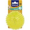 Vitakraft palla riccio, gioco per cane, gioco per cane robusto, con squeaker, in gomma termoplastica, favorisce la circolazione del sangue nelle gengive (1 pz)