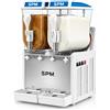 Granitore professionale SPM SORBY EVO 2 - 2 vasche da 10 Litri - Controllo meccanico - R290 Descrizione breve - Bianco