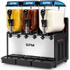 Granitore professionale SPM SORBY EVO 3 - 3 vasche da 10 Litri - Controllo meccanico - R290 - Bianco