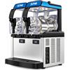 Sorbettiera professionale SPM SP 2 - 2 vasche coibentate I-Tank da 5 Litri - Controllo meccanico - R290 - Nero