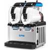 Macchina professionale SPM GT PUSH 2 per Frozen Yogurt e Dessert - 2 vasche I-Tank da 5 Litri - Controllo elettronico - R290 - Bianco
