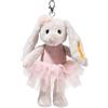 Steiff GmbH Steiff 112614 Ciondolo coniglietto Hoppie, peluche, 16 cm, multicolore