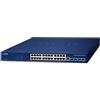 PLANET Layer 3 24 porte 10/100/1000T, gestite, L3, Gigabit Ethernet (10/100/1000), modalità full duplex, supporto Power over Ethernet (PoE)