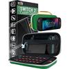 Orzly Custodia per Nintendo Switch 2, custodia protettiva da viaggio con pad per lo schermo, schede di gioco e slot MicroSD con tasche per gli accessori della console