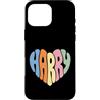 Retro Harry Heart Tees and Gifts Custodia per iPhone 16 Pro Max Retro Harry Heart Design for Men Women Kids